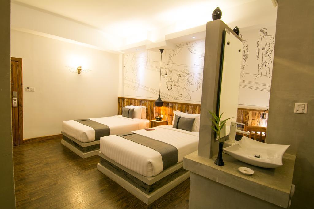 Double Leaf Boutique Hotel Phnom Penh Esterno foto